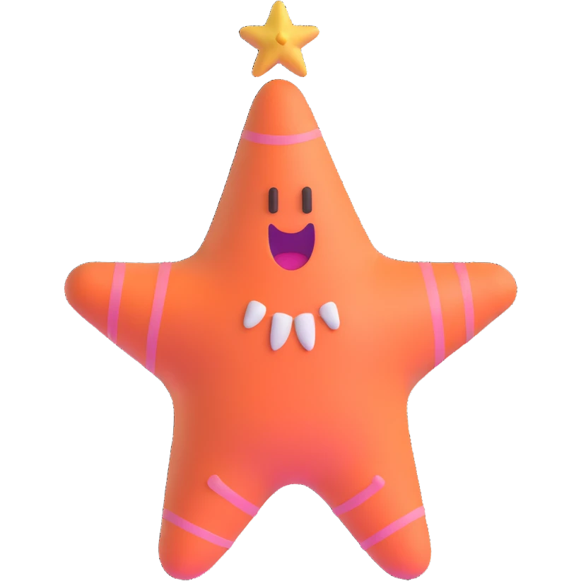 Patrick Star from SpongeBob emoji