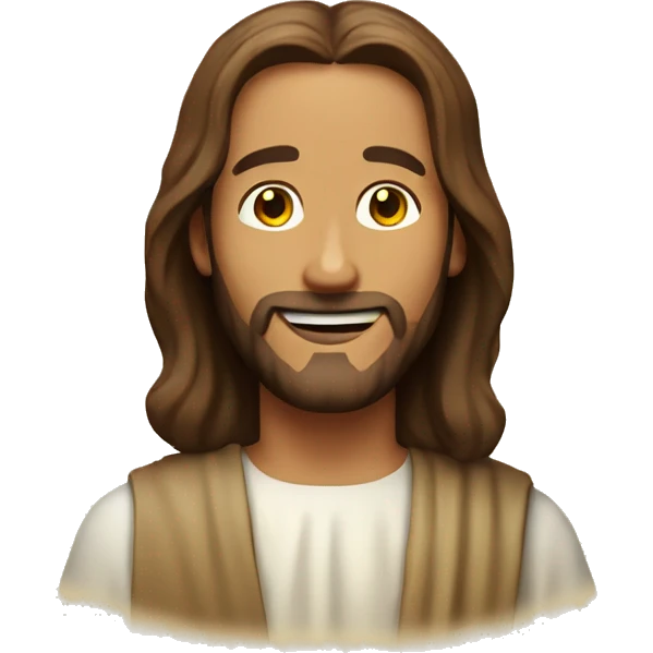 Smiling Jesus emoji