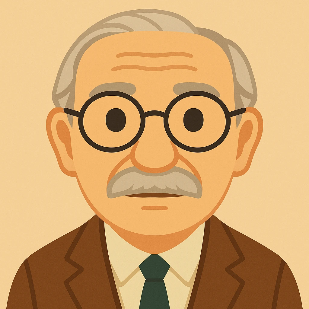 Reduce the number of freckles and age spots, and make the portrait less realistic and more stylized, keeping an emoji-like look and Hans Jonas resemblance. emoji