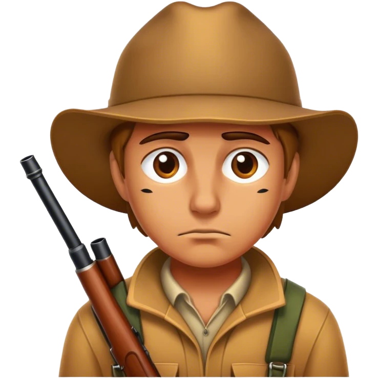 Sad Hunter emoji