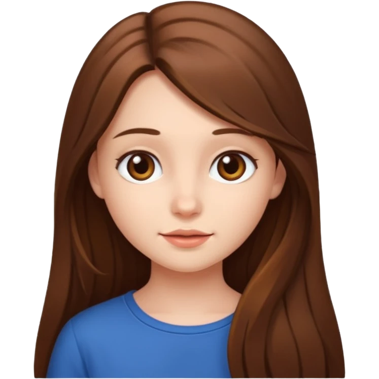 Cute girl emoji