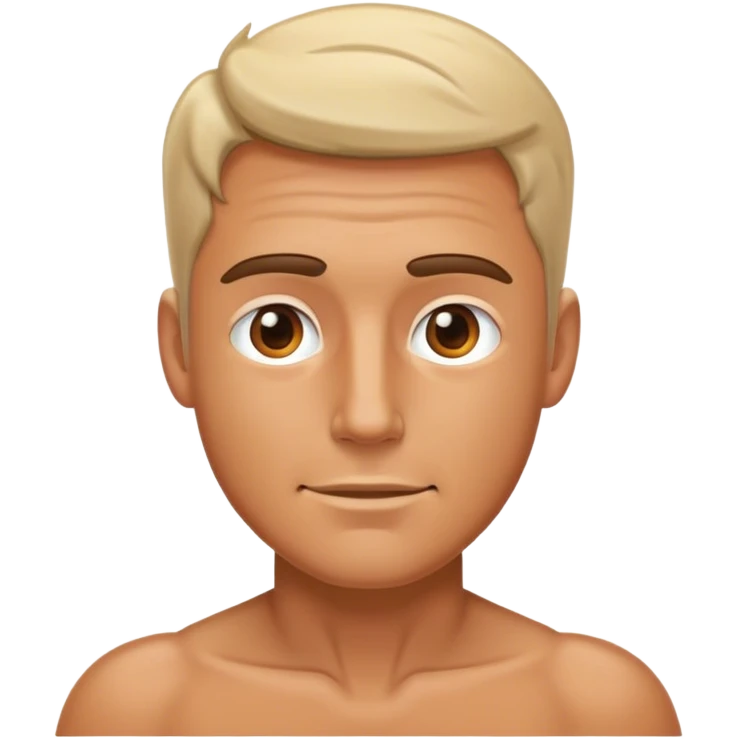 Cook white man emoji