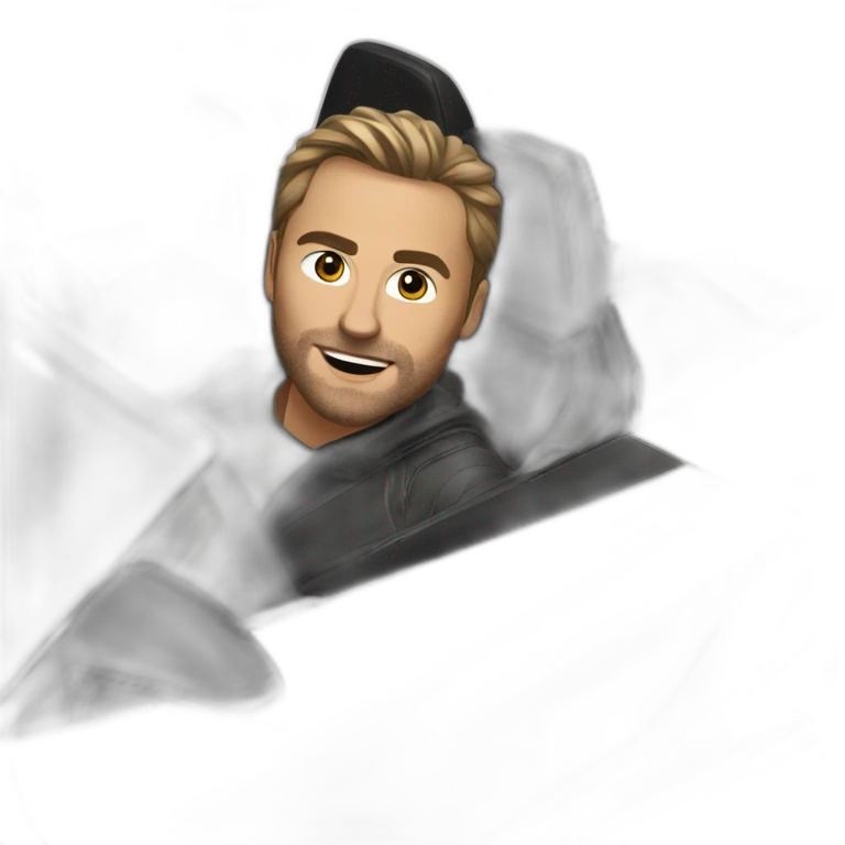 Homme dans Lamborghini laventador emoji