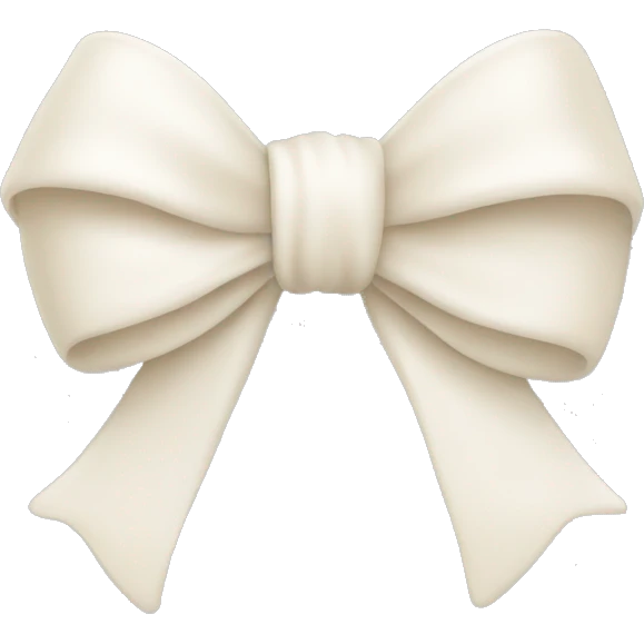 bow in milk color emoji