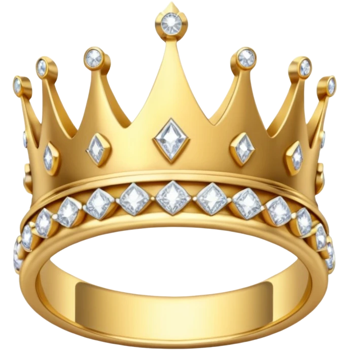 Aesthetic Engagement ring crown pose emoji