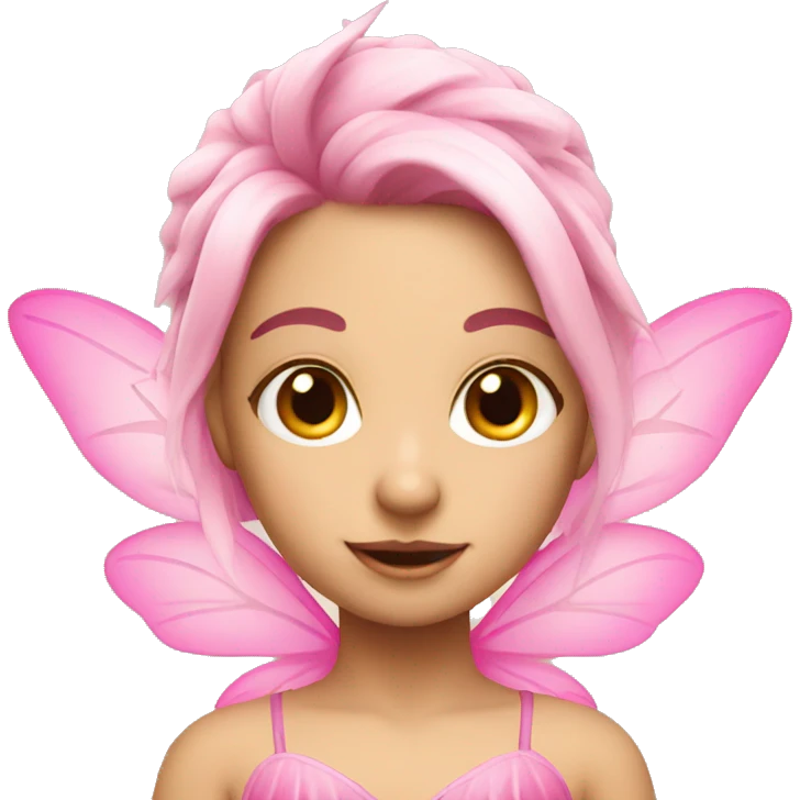 pink fairy emoji