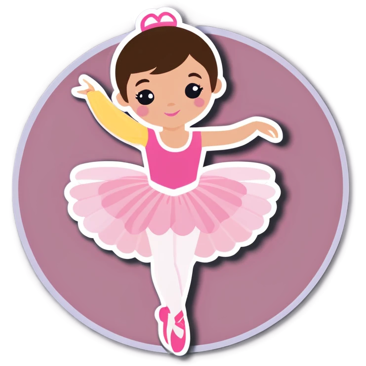 Pink ballet emoji