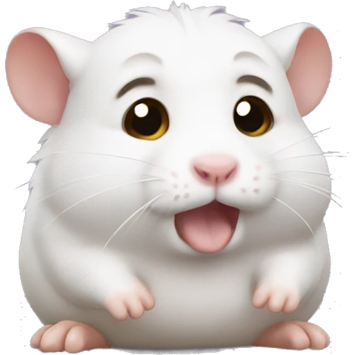 Crying hamster  emoji