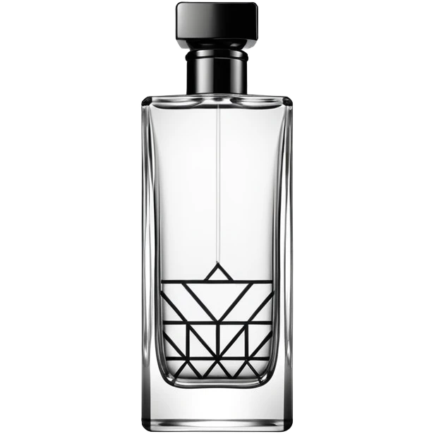 white and black luxury colonge  emoji