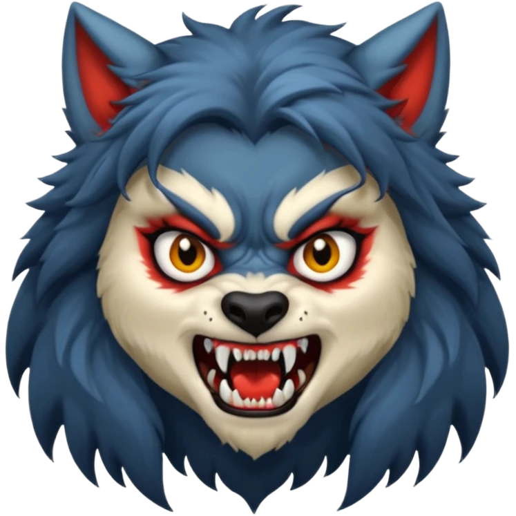girl werewolf emoji