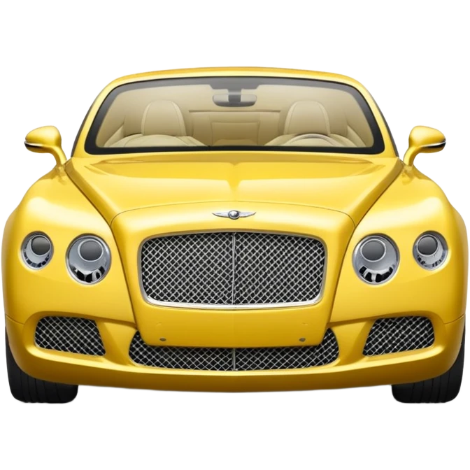 Yellow Bentley emoji