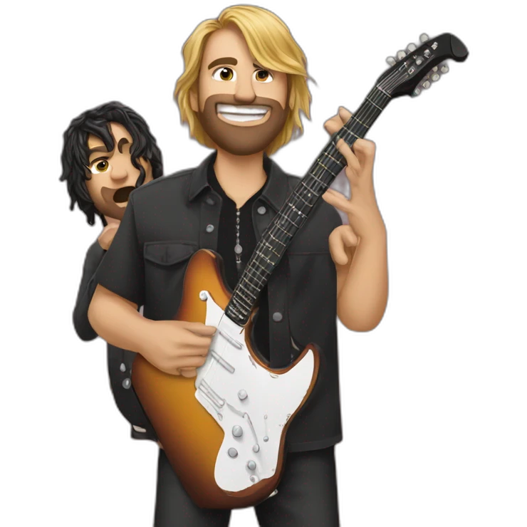 guitar band emoji