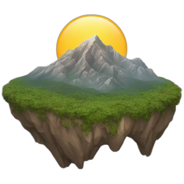 Mountain emoji