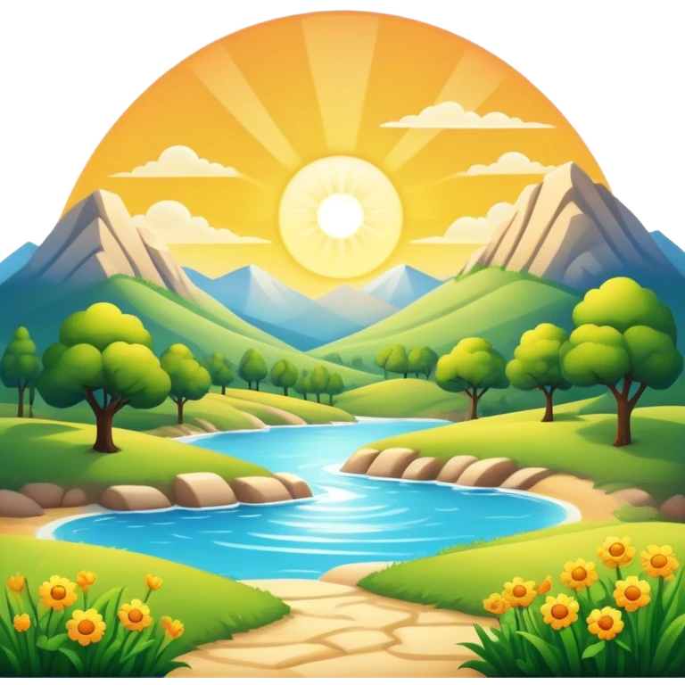 Noon morning evening emoji