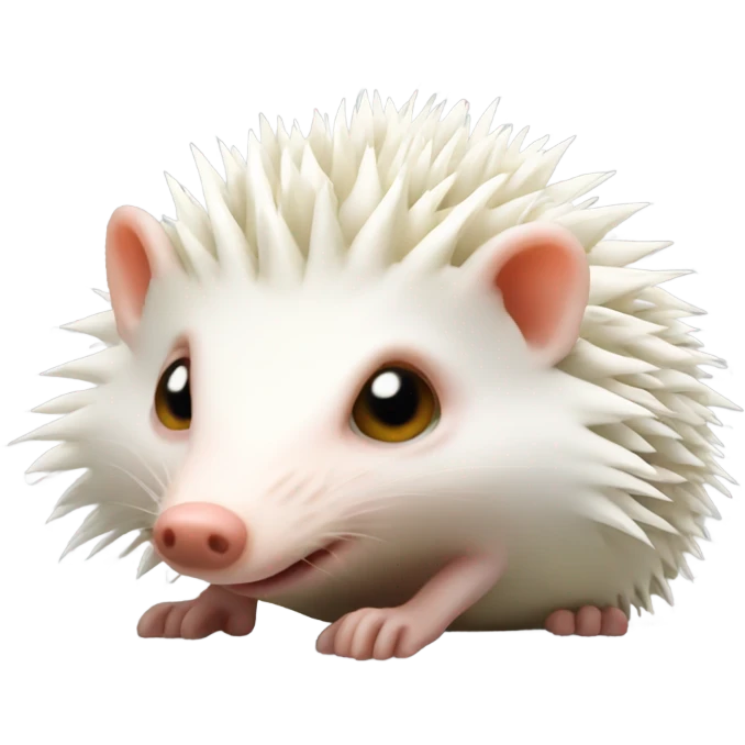 surpised red-eyed albino headgedog  emoji