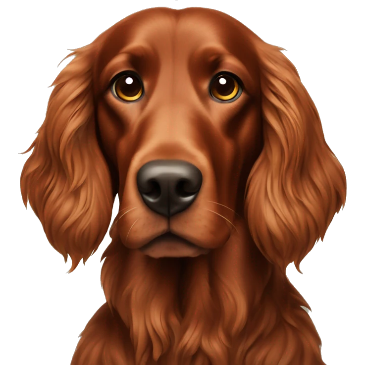 Irish setter dog  emoji