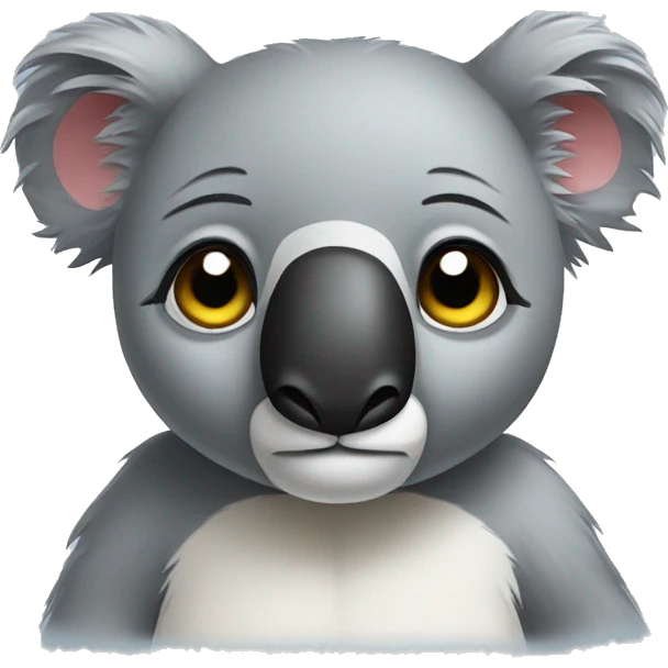 disinterested koala emoji