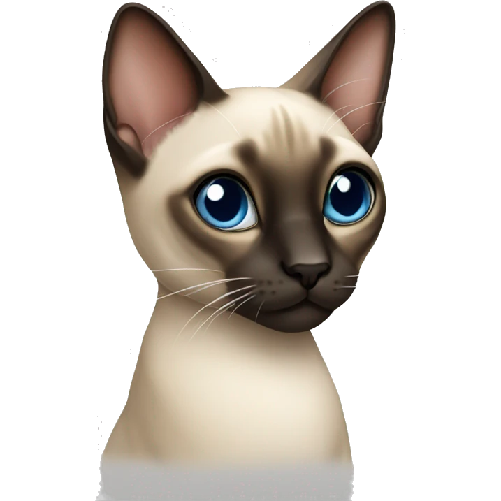 Siamese cat emoji