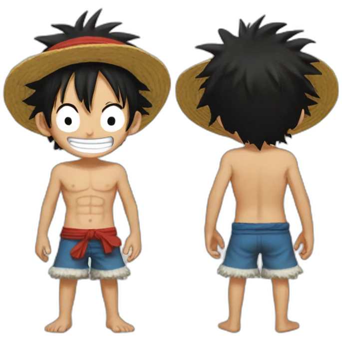 luffy toute transformation emoji