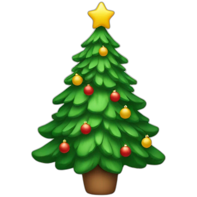 Christmas tree emoji