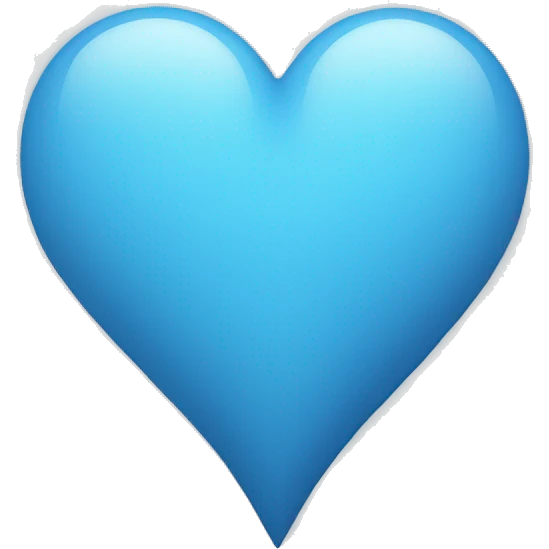 Heart-coloured-blizzard-blue emoji