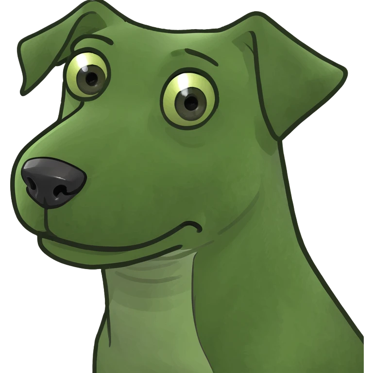 dog side eye emoji