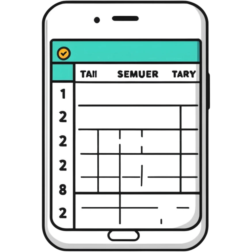 phone with calendar rescheduling appointment emoji