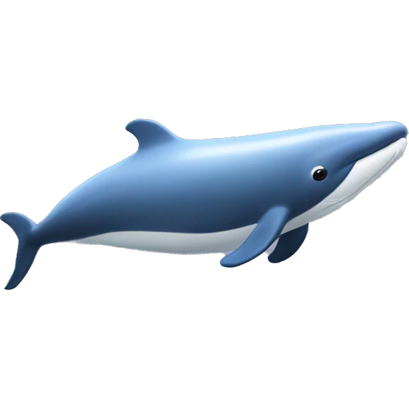 Une baleines qui fait du trampolines  emoji