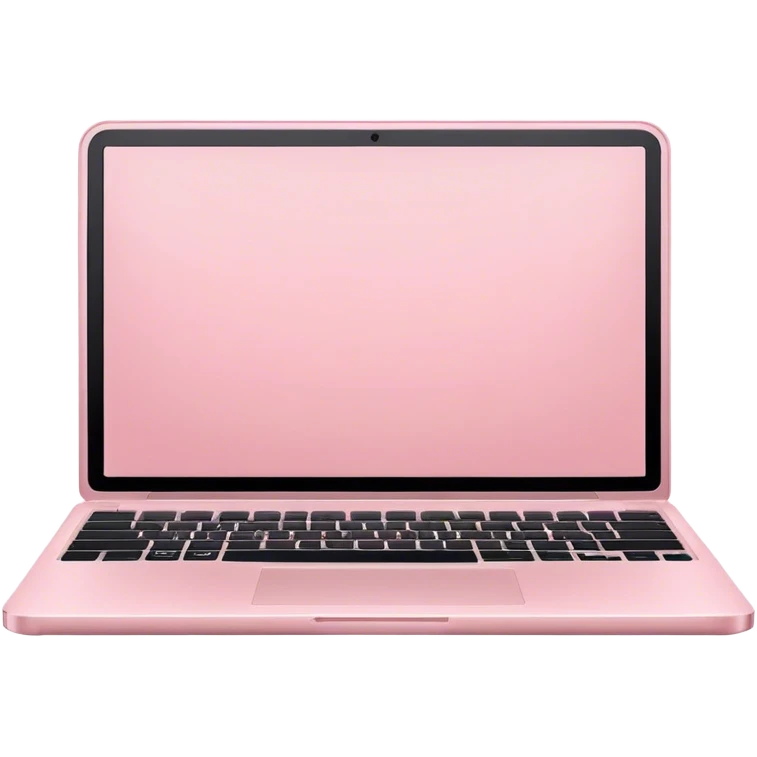 Light pink laptop emoji