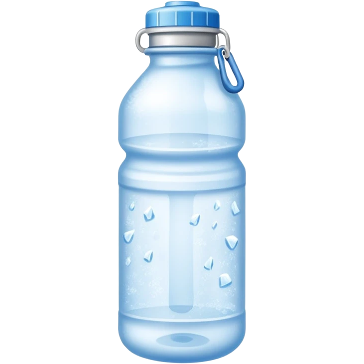 Frozen water bottle emoji
