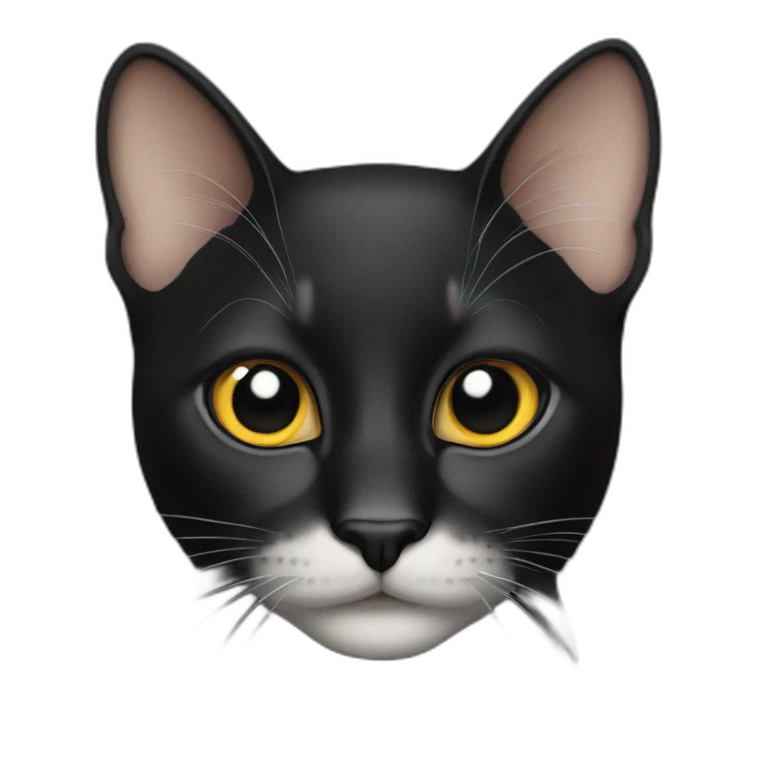 Gato negro  emoji