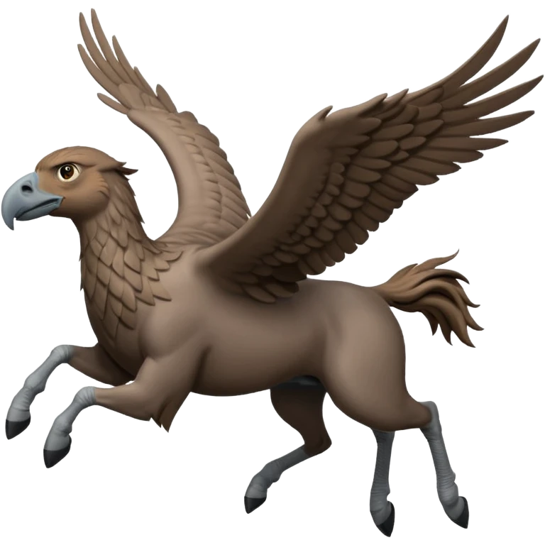 harry potter riding buckbeak emoji