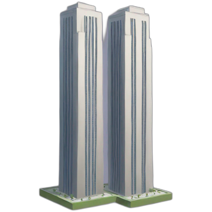 Twin tower emoji