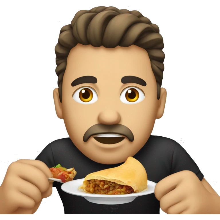 Albanian eating  emoji