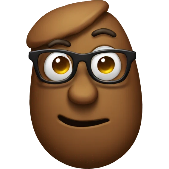 poop with glasses  emoji