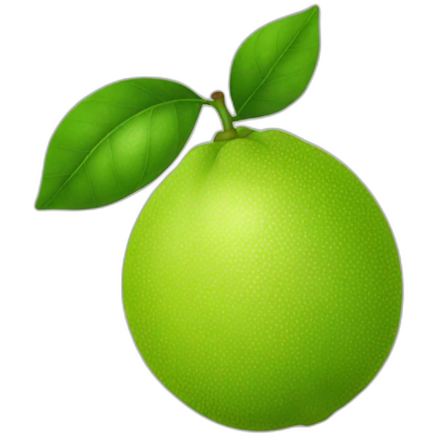 Green Lemon fruit emoji