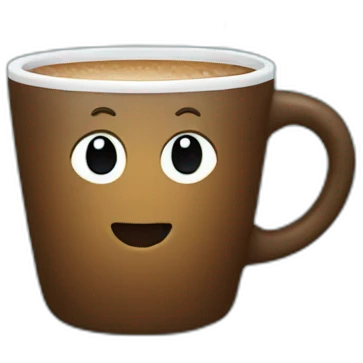 Raining Coffe emoji