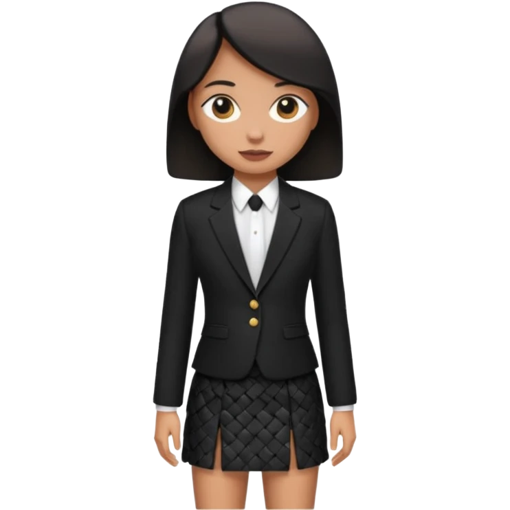 just give me the ccloth like womens formal a suit and a mini skirt black give e just the clothes no women  emoji