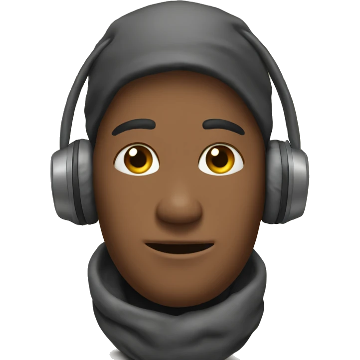 Cover your ears and head for the cold emoji