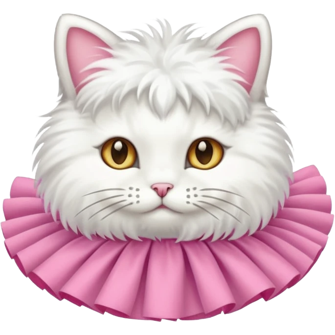 Cat with tutu emoji