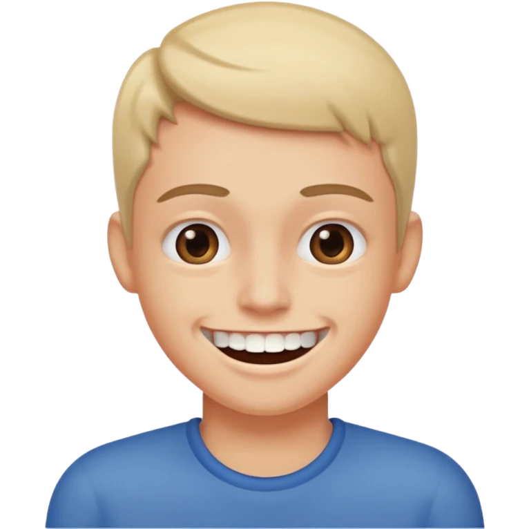 Awkward smile emoji