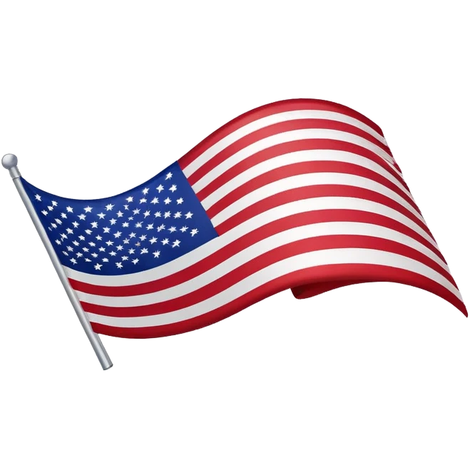 upside down American flag with stars and stripes visible emoji