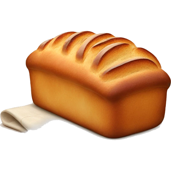 Cinnamon bread loaf emoji