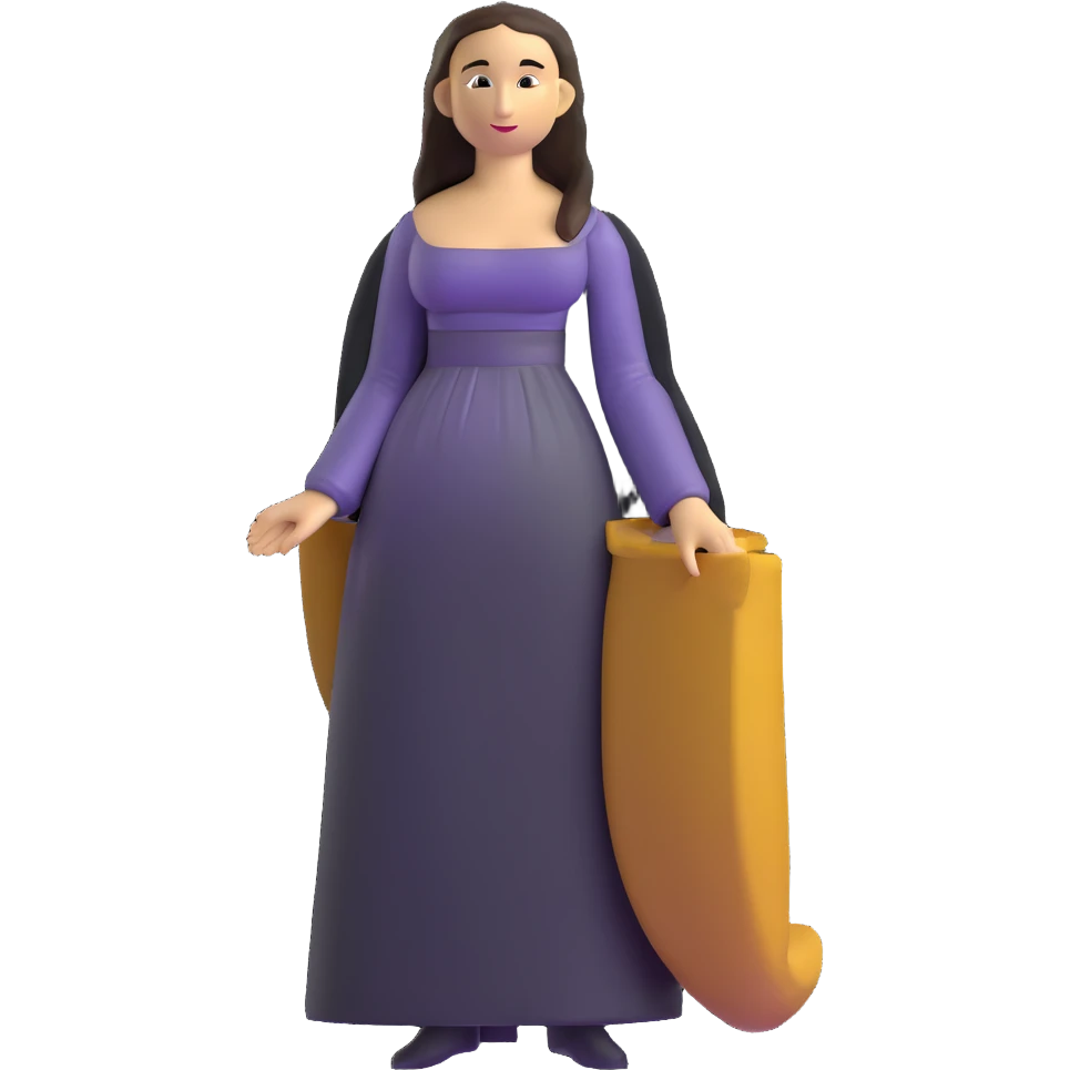 Full body Mona Lisa painting emoji