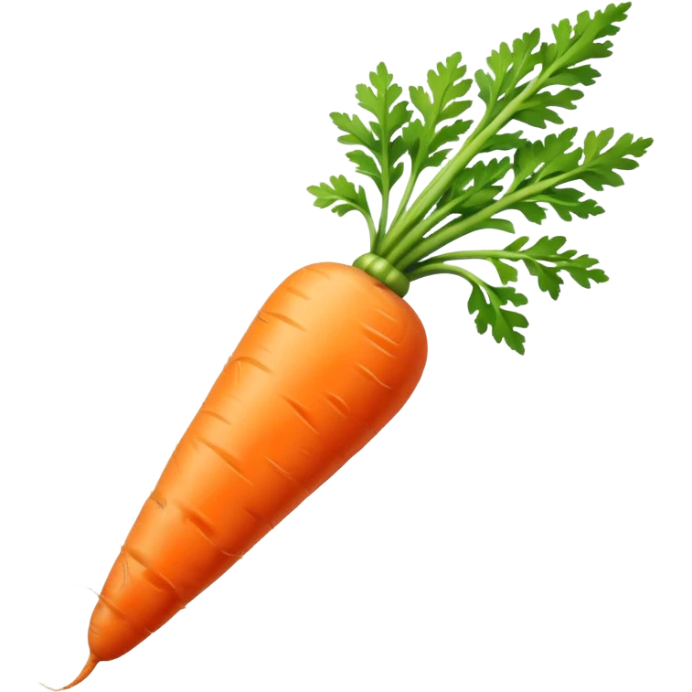 simple carrot emoji
