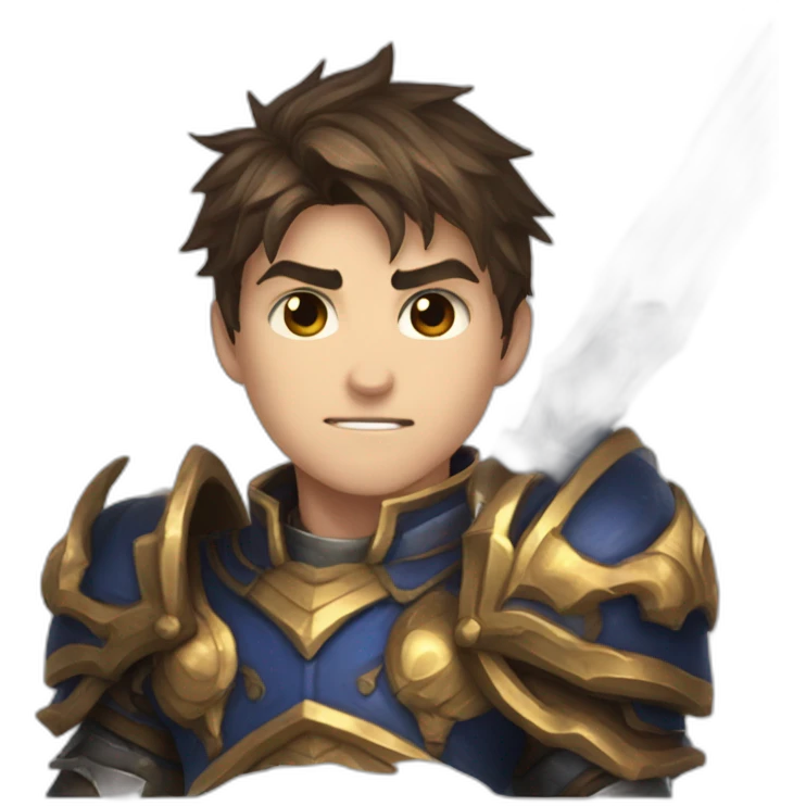 garen from league of legends weird sword emoji