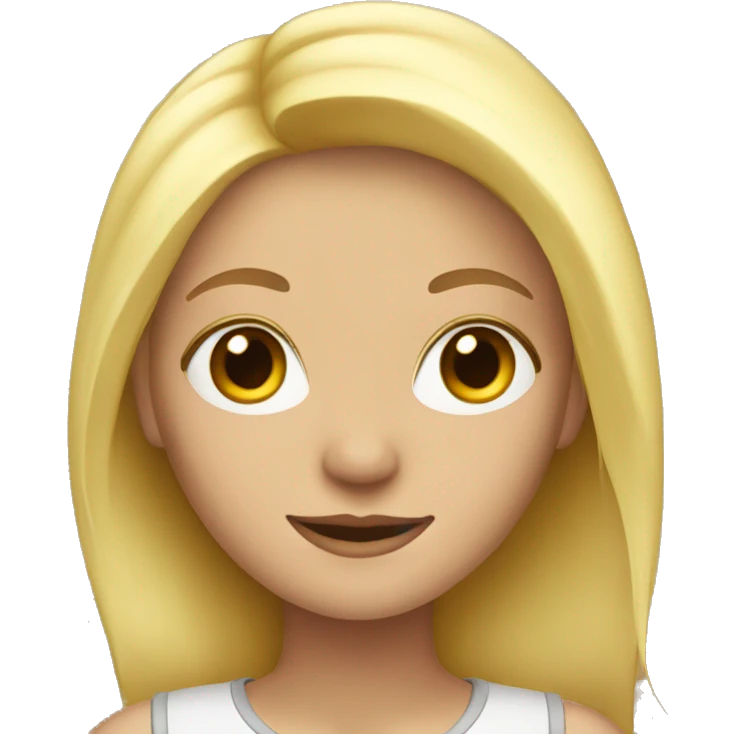 blonde girl  emoji