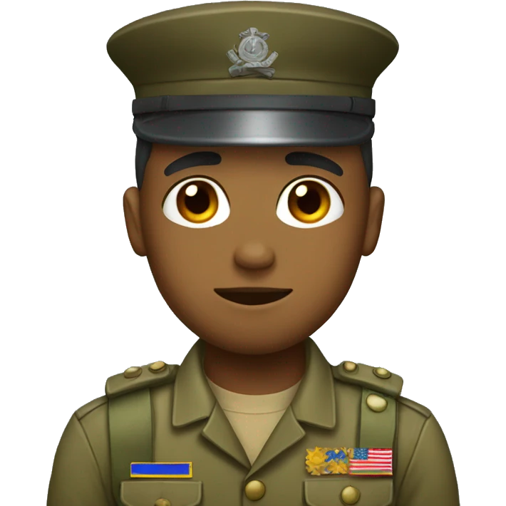 soldier with a hair bow emoji