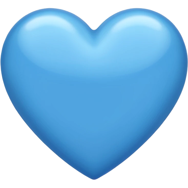 Blue heart emoji