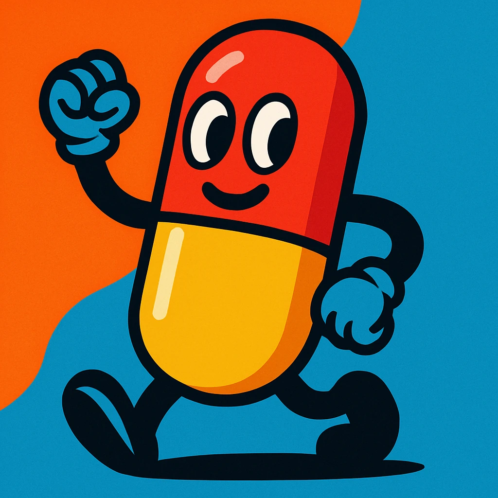 a pill capsule emoji